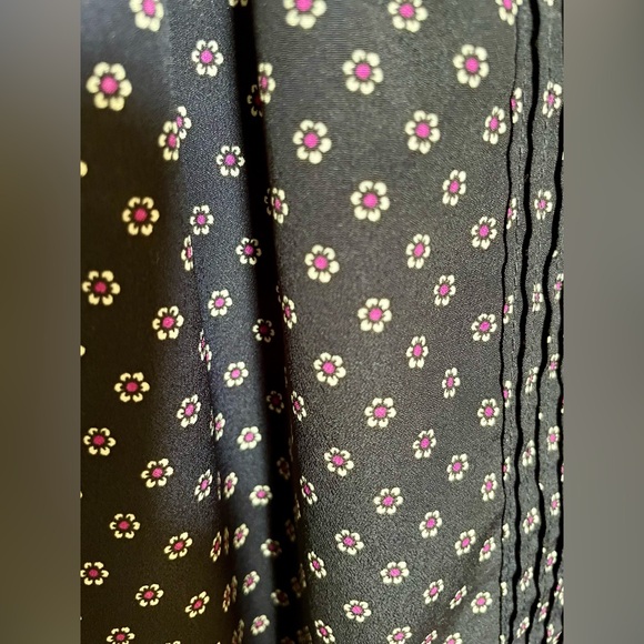 Banana Republic Tie-Neck Shirtdress, Navy, Small Petite - Picture 5 of 5